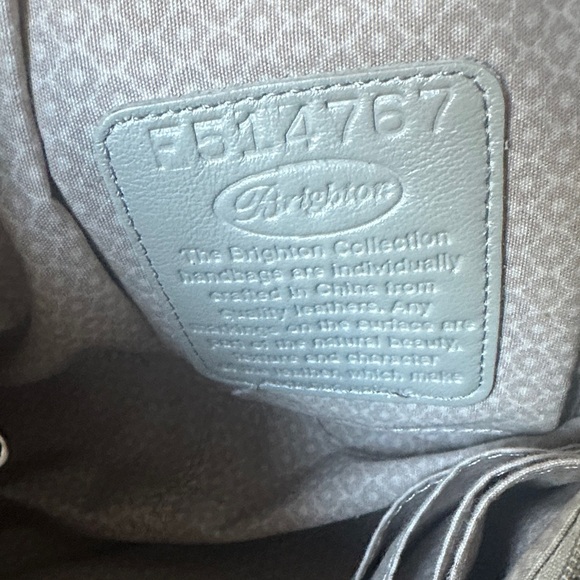 Brighton Cream Leather Wristlet Clutch - Picture 2 of 7